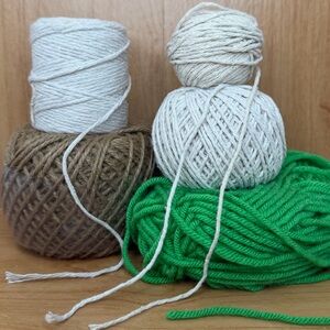 Mixed Lot of 5 Craft String and Yarn